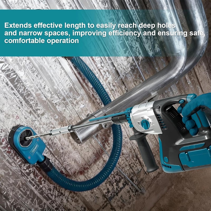 YOSIGHT SDS Plus to SDS Plus Adapter with 3.74” Extension Shaft, Electric Extension Tool Kit for Rotary Hammer Adapted Tools, Drill Bit, Hole Saw - Image 5
